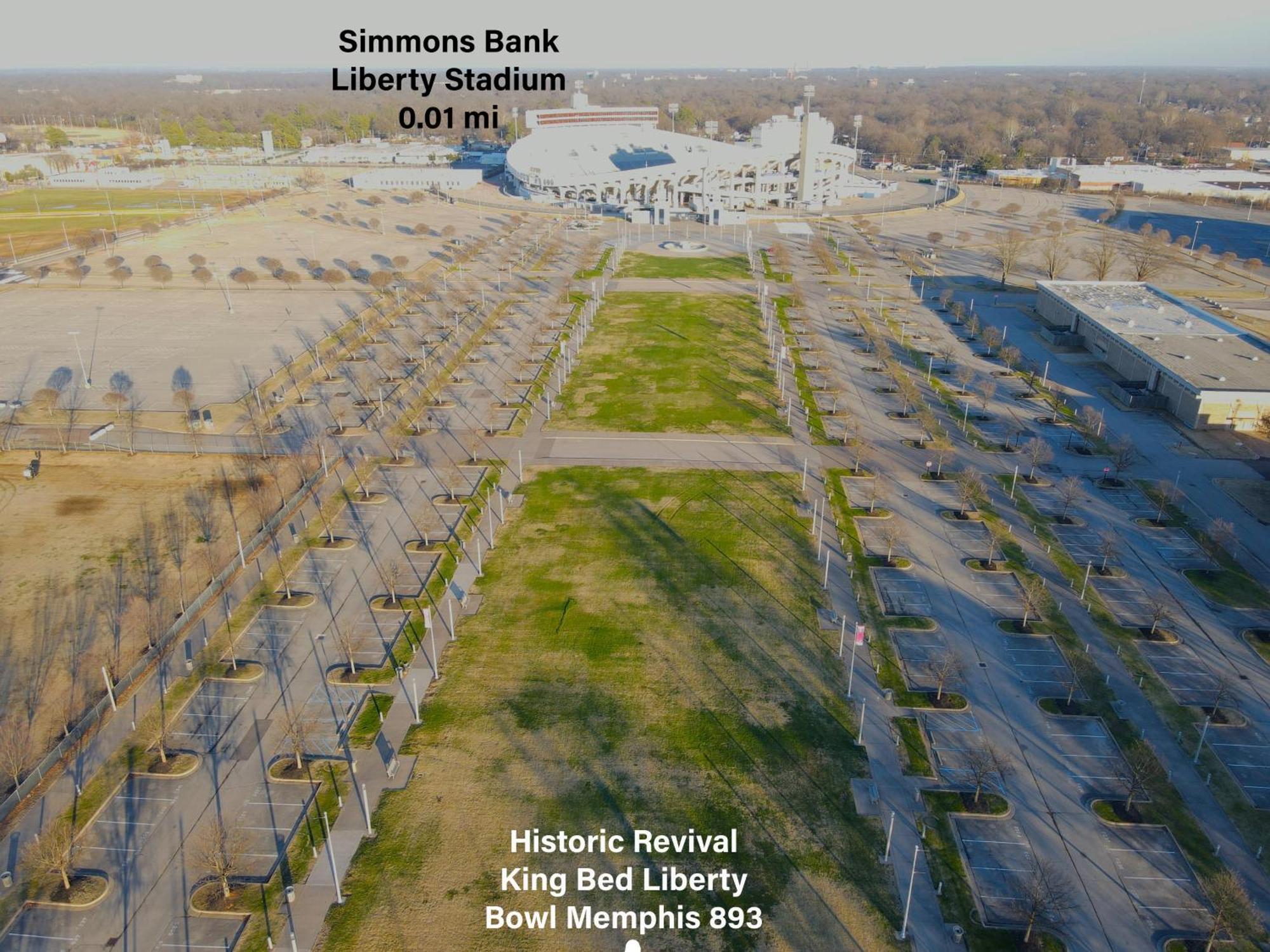 Historic Revival King Bed Liberty Bowl Memphis 893 Villa ภายนอก รูปภาพ