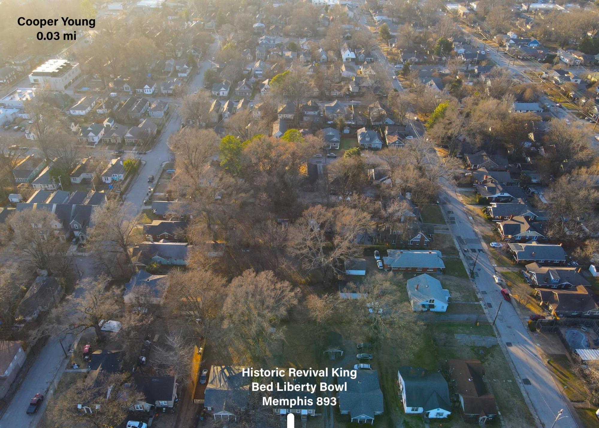 Historic Revival King Bed Liberty Bowl Memphis 893 Villa ภายนอก รูปภาพ